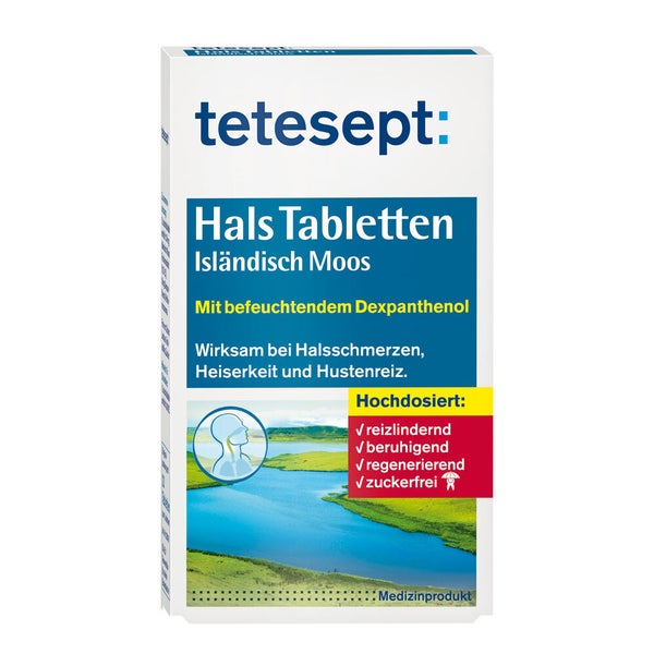 Tetesept Hals Tabl.isländisch Moos Lutsc 20 St