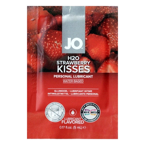 H2O Strawberry Kisses 5 ml, wasserbasiert, zuckerfrei, vegan (0.005 l) 5 ml