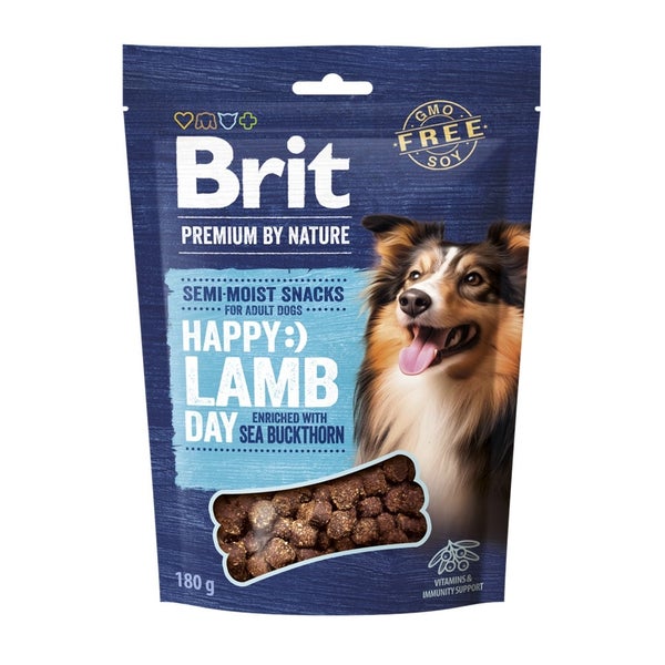 BRIT Premium Dog Semi-moist Snack Lamb halbfeuchter Snack für Hunde 0,18 kg