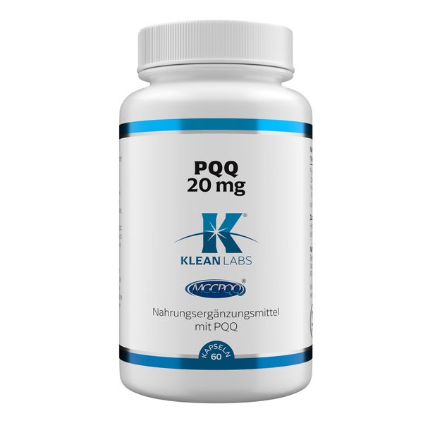 Pqq 20 Mg Klean Labs Kapseln 60 St