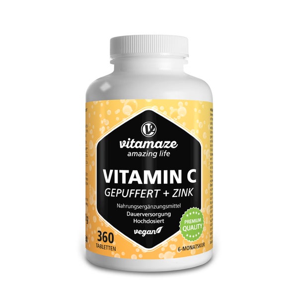 Vitamin C 1000 mg + Zink Tabletten 360 St