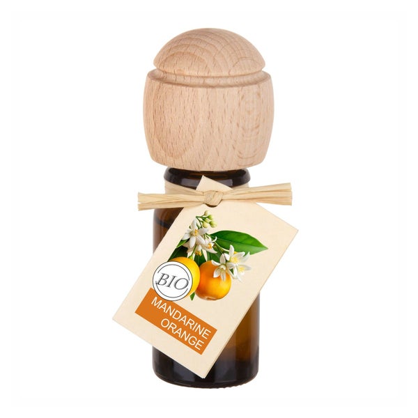 Traumduft Piccolino Mandarine-Orange Duftöl – Handgefertigt, ätherische Öle, Buchenholzverschluss 10 ml