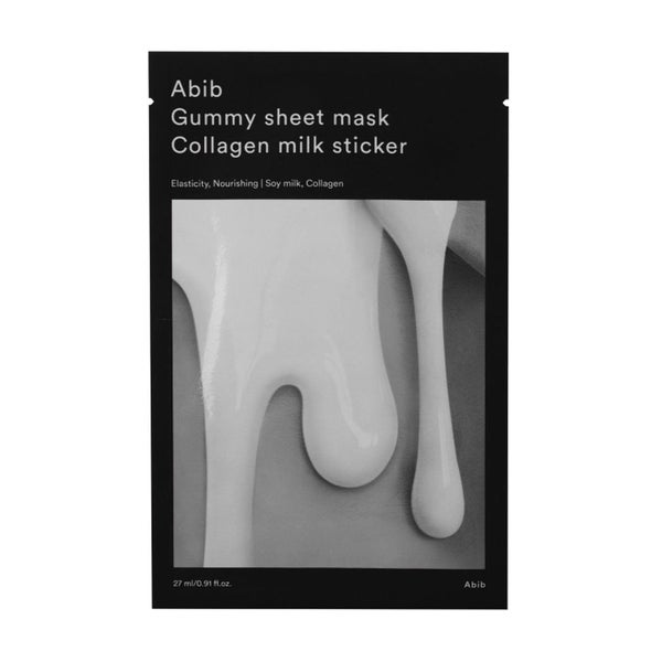 Abib Gummy Sheet Mask Collagen Milk Sticker 27 ml