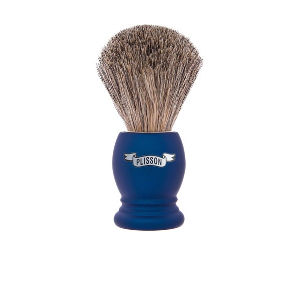 Plisson 1808 Rasierset Night Blue & Russian grey shaving brush