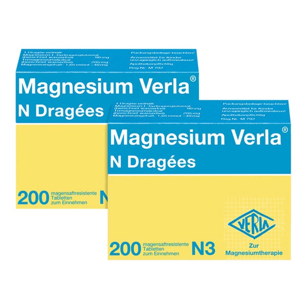 Magnesium Verla N Spar-Angebot 2X200 St