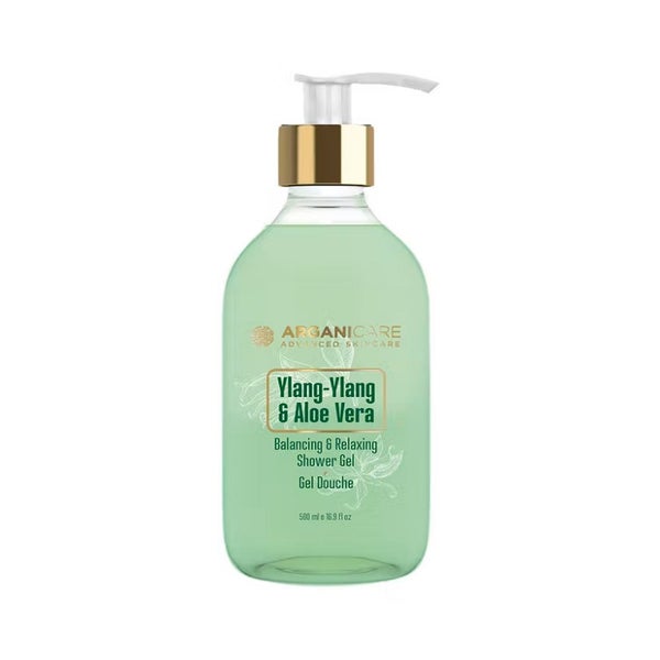 ARGANICARE - Duschgel - Ylang Ylang & Aloe Vera - Flasche 500 ml