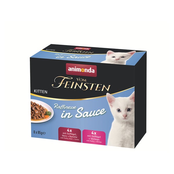 Animonda Cat - Pouchbeutel Vom Feinsten Kitten Mixpack 6er Pack 4,08 kg