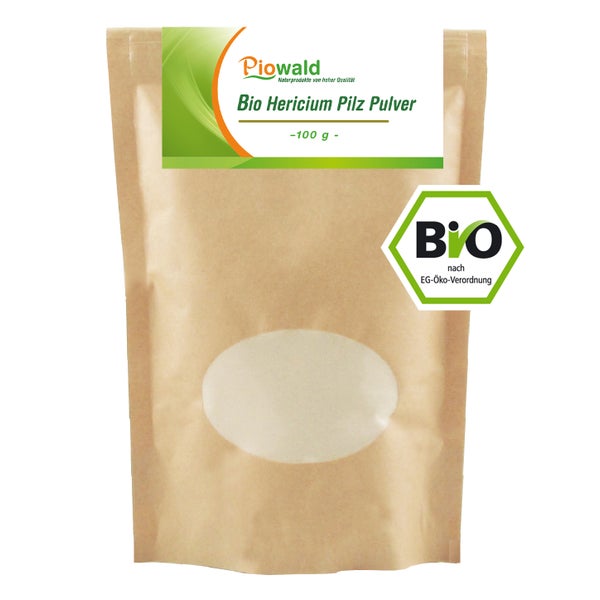 Piowald BIO Hericium Pilz Pulver 100 g