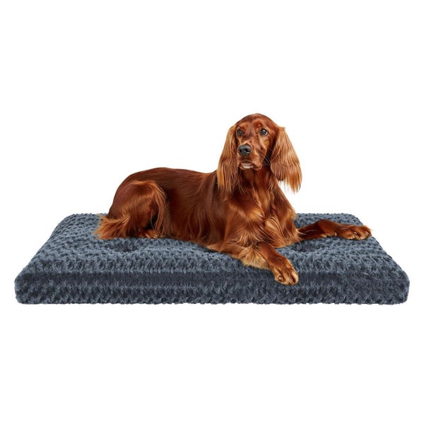 Homaxy Hundebett Große Hunde 135x92x10 cm in Dunkelgrau