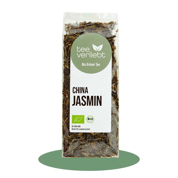 teeverliebt - China Jasmin Bio loser Grüntee | 100g 100 g