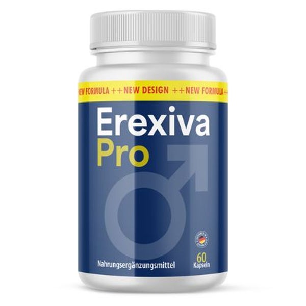 Erexiva Pro Kapseln | Vitalität | für Männer 60 St