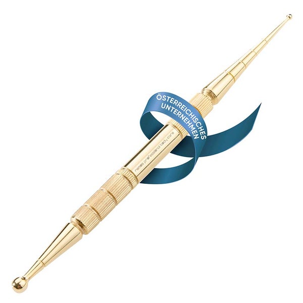 Akupressurstift 13 cm vergoldet Ø 2/4.5 mm Edelstahl 1 St