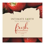 «Fresh Strawberries» Gleitgel 3ml – Bio-vegan, Wärmeeffekt (0.003 l) 3 ml