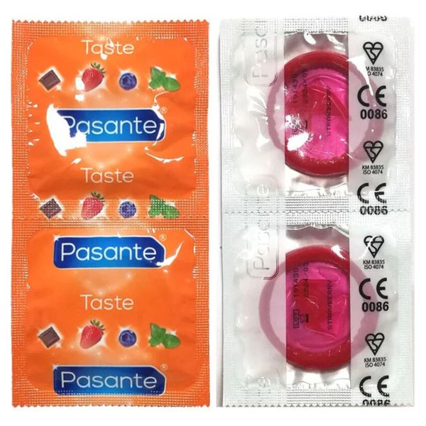 «Strawberry» 144 rote Kondome, 53 mm, Erdbeer-Aroma (144 Kondome) 144 St