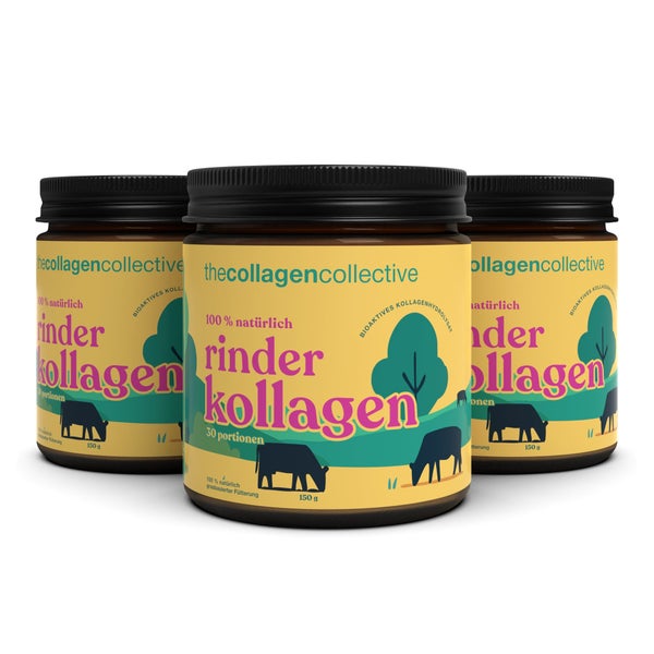 Rinder Kollagen Pulver Vorteilsset 3 x 150 g