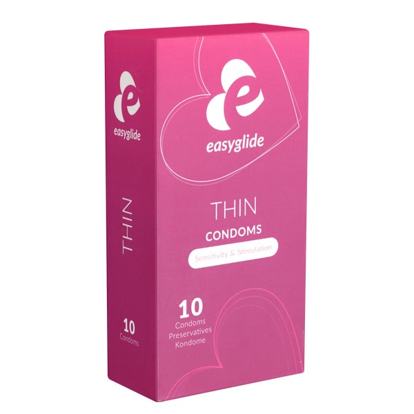 «Thin» ultra-dünne Kondome für mehr Gefühl, 10er Pack (10 Kondome) 10 St