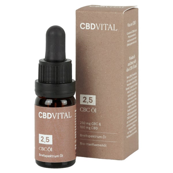 CBD VITAL CBC Öl 2,5% | Breitspektrum Öl mit CBD 10 ml