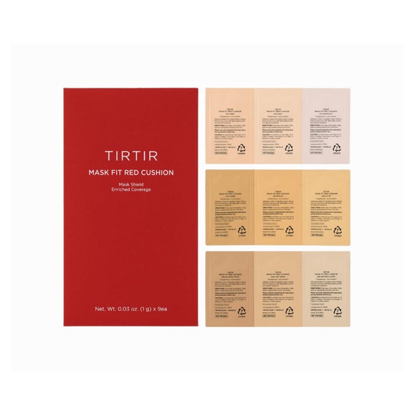 TIRTIR - Mask Fit Red Cushion Foundation Trial Kit - Cushion-Foundation 9 g