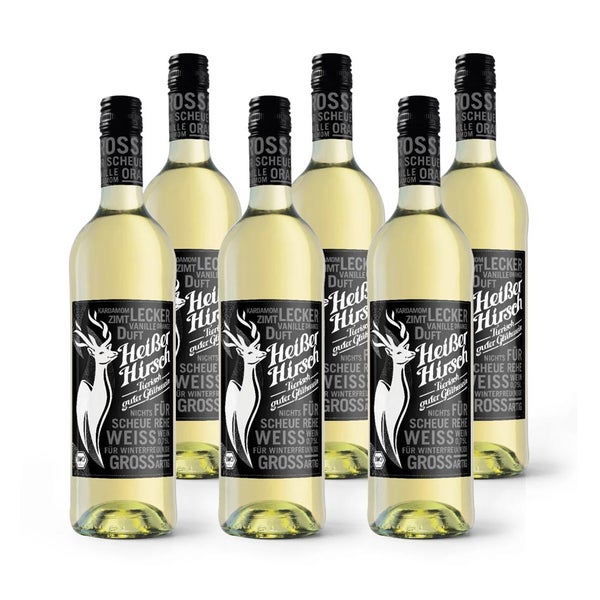 Weißer Glühwein - Heißer Hirsch Bio