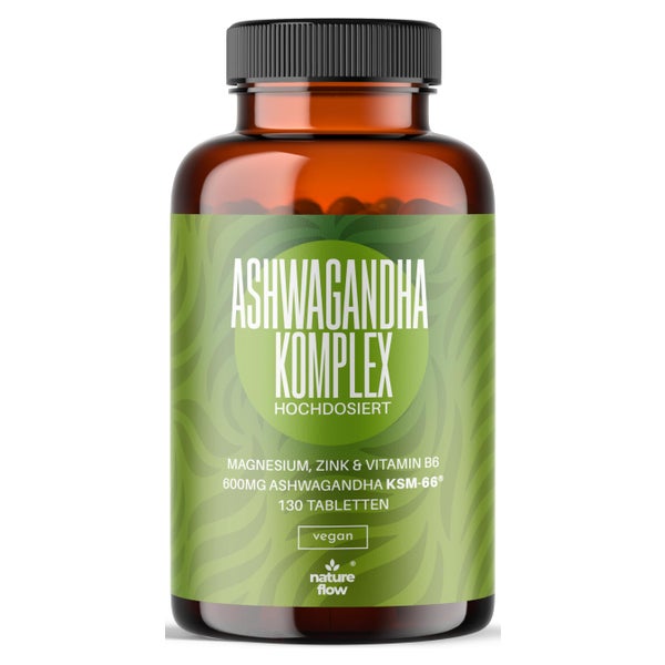 Ashwagandha KSM-66 - 130 Tabletten - Nature Flow 130 St