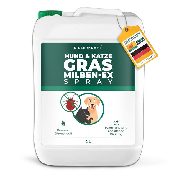 Silberkraft Grasmilben Ex Hund & Katze 2 Liter 2000 ml