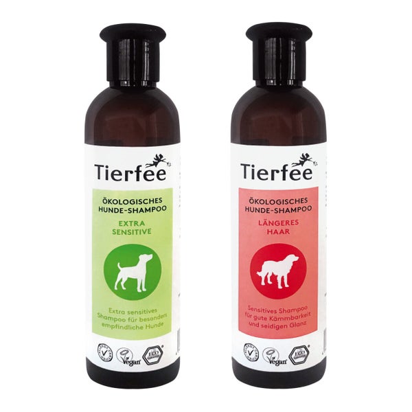 Tierfee Hunde-Shampoo Sparpaket - Extra Senitiv + Längeres Haar - 2x 250 ml 1 St