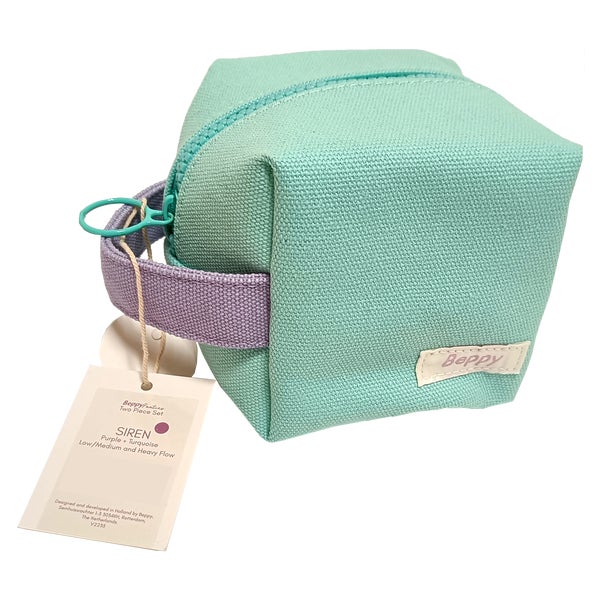 Panties «SIREN» Lila/Türkis, Größe S, Menstruations-Slips (2 Stück) 2 St