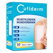 Cutiderm Wundkompresse, selbstklebend, 10 x 15 cm 50 St