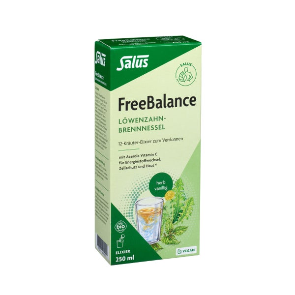 Salus FreeBalance Löwenzahn-Brennnessel 12-Kräuter-Elixier 250 ml