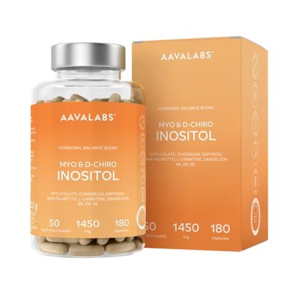 Aavalabs Inositol Komplex mit Safran & Acetyl-L-Carnitin 180 St