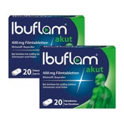 Produktabbildung: Ibuflam Akut Filmtabletten Set 2X20 St