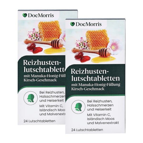 DocMorris Reizhustenlutschtabletten Duo 2X24 St