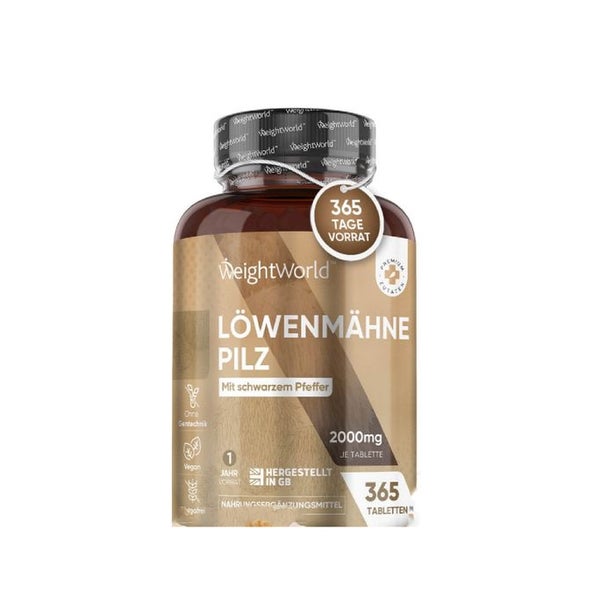 WeightWorld Löwenmähne Pilz 365 St