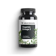 Omega 3 vegan aus Algenöl - 90 Kapseln - Hochdosiert mit hochwertigem EPA und DHA (in Triglycerid-Form) - für Veganer, Laborgeprüft, nachhaltig und vor Natur aus schadstoffarm 90 St