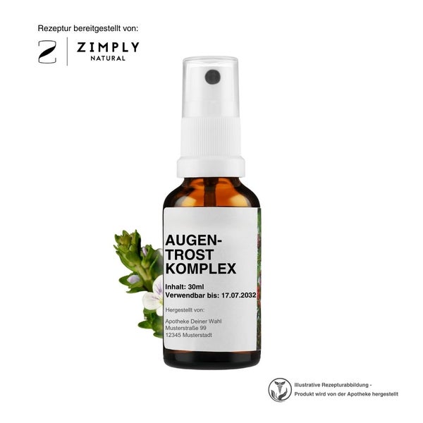 Zimply Natural AUGENTROST KOMPLEX - Pflanzbasierte Rezeptur 30 ml