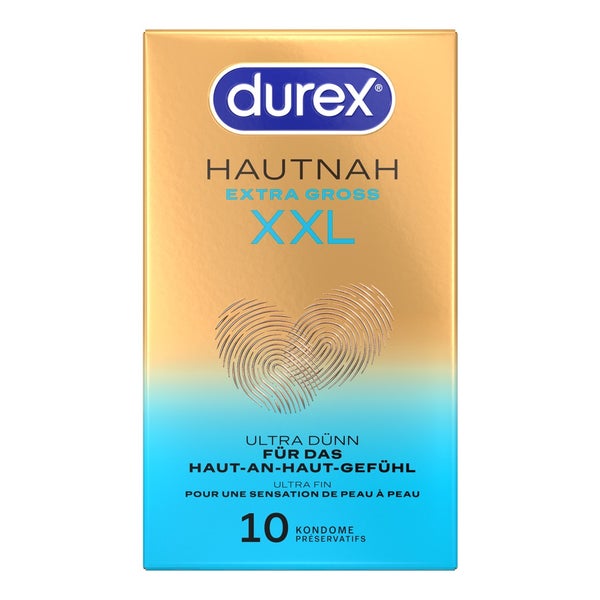 Durex - Kondome Hautnah Extra Groß 10 St