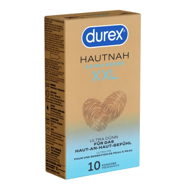 «Hautnah Extra Groß» 10 Stück, XXL, 60 mm, ultra-dünn (10 Kondome) 10 St