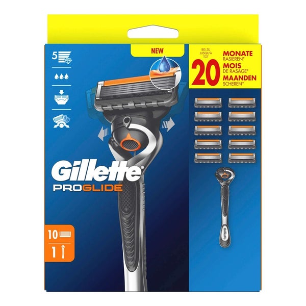 Gillette Fusion5 Proglide Rasierklinge Nachfüllung Für Männer, Gillette 1 Rasierer 1 Ersatzklinge 1 St