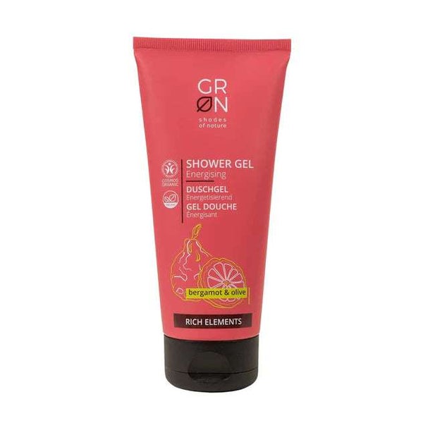 GRN [GRÜN] Duschgel Energetisierend Olive & Bergamotte Bio 200 ml