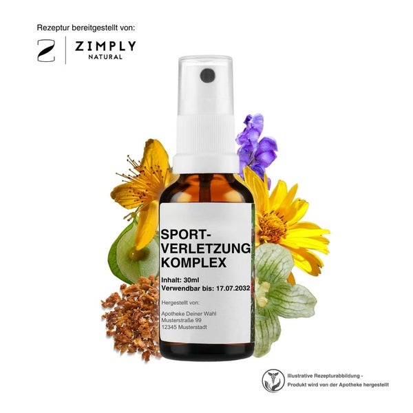 Zimply Natural SPORTVERLETZUNG KOMPLEX - Pflanzbasierte Rezeptur 30 ml