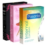 Produktabbildung: Ladies Mix No.2 – 3 Sorten Frauenkondome, Latex & latexfrei (10 Kondome) 9 St