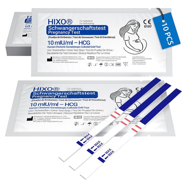 HIXO Schwangerschaftstest Ultrafrüh 10 mIU/ml (HCG) 10 St