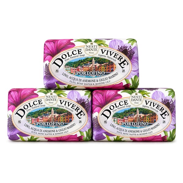 Nesti Dante 3er Set Dolce Vivere Portofino Soap 750 g
