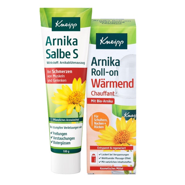 Kneipp Arnika Salbe S + Roll-on Wärmend 100 g