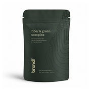 brandl® Fiber & Green Complex | Bio Flohsamenschalen mit Chlorella & Triphala | Vegan & in Deutschland abgefüllt 156 g