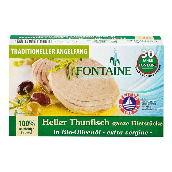 Fontaine Thunfisch hell in Bio-Olivenöl 120 g