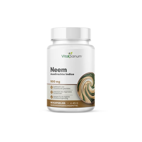 VitaSanum® Neem – Azadirachta indica – 500 mg – 60 Kapseln  St