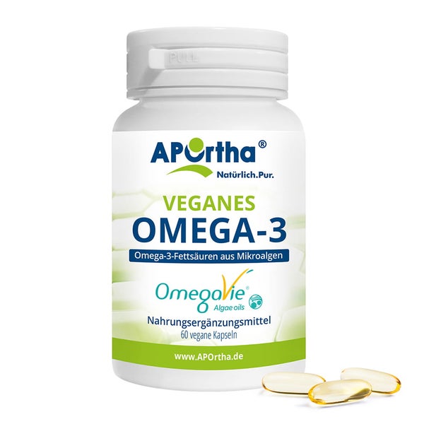 OmegaVie® veganes Omega-3 Algenöl - 60 vegane Kapseln 60 St