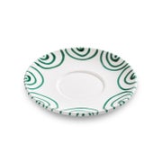 Gmundner Keramik Grüngeflammt, Unterteller Teetasse Maxima (Ø18cm)