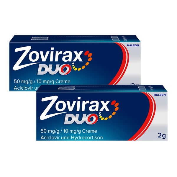 Zovirax Duo 50 mg/g / 10 mg/g DP 2X2 g